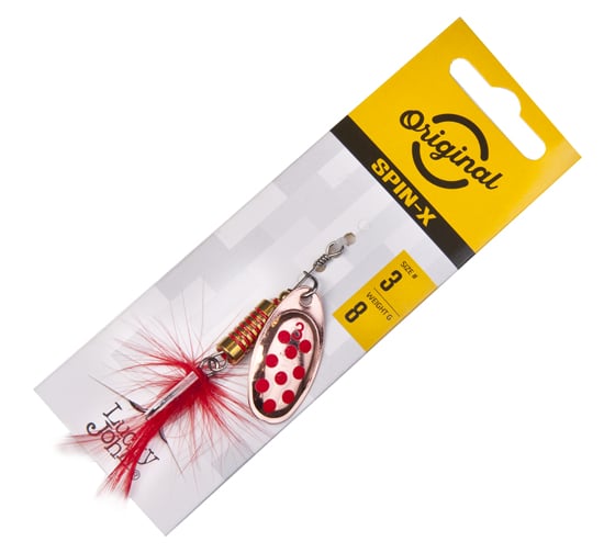 Вращающаяся блесна LUCKY JOHN SPIN X ROUND 03, цвет CR, 8.0 г LJSR03-CR 1