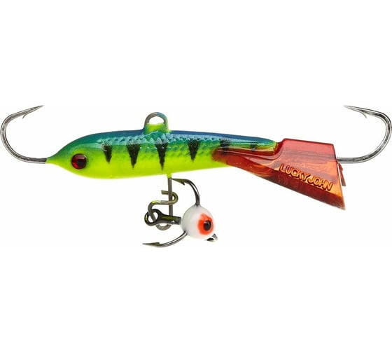 Балансир Lucky John CLASSIC 4, тройник, длина 40 мм, цвет 36RT, блистер 81401-36RT