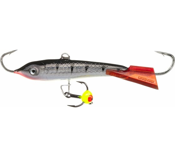 Балансир Lucky John CLASSIC 5, тройник, длина 50 мм, цвет 12HRT, блистер 81501-12HRT