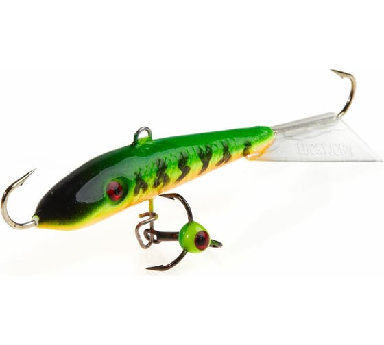 Балансир Lucky John FIN 5, тройник, длина 70 мм, цвет 20, блистер 71513-20
