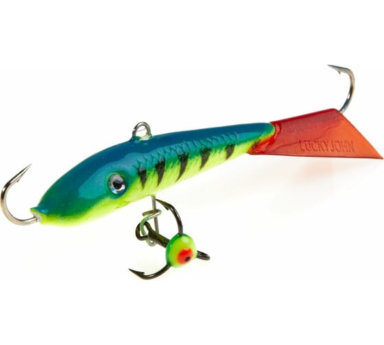 Балансир Lucky John FIN 5, тройник, длина 70 мм, цвет 36RT, блистер 71513-36RT 1