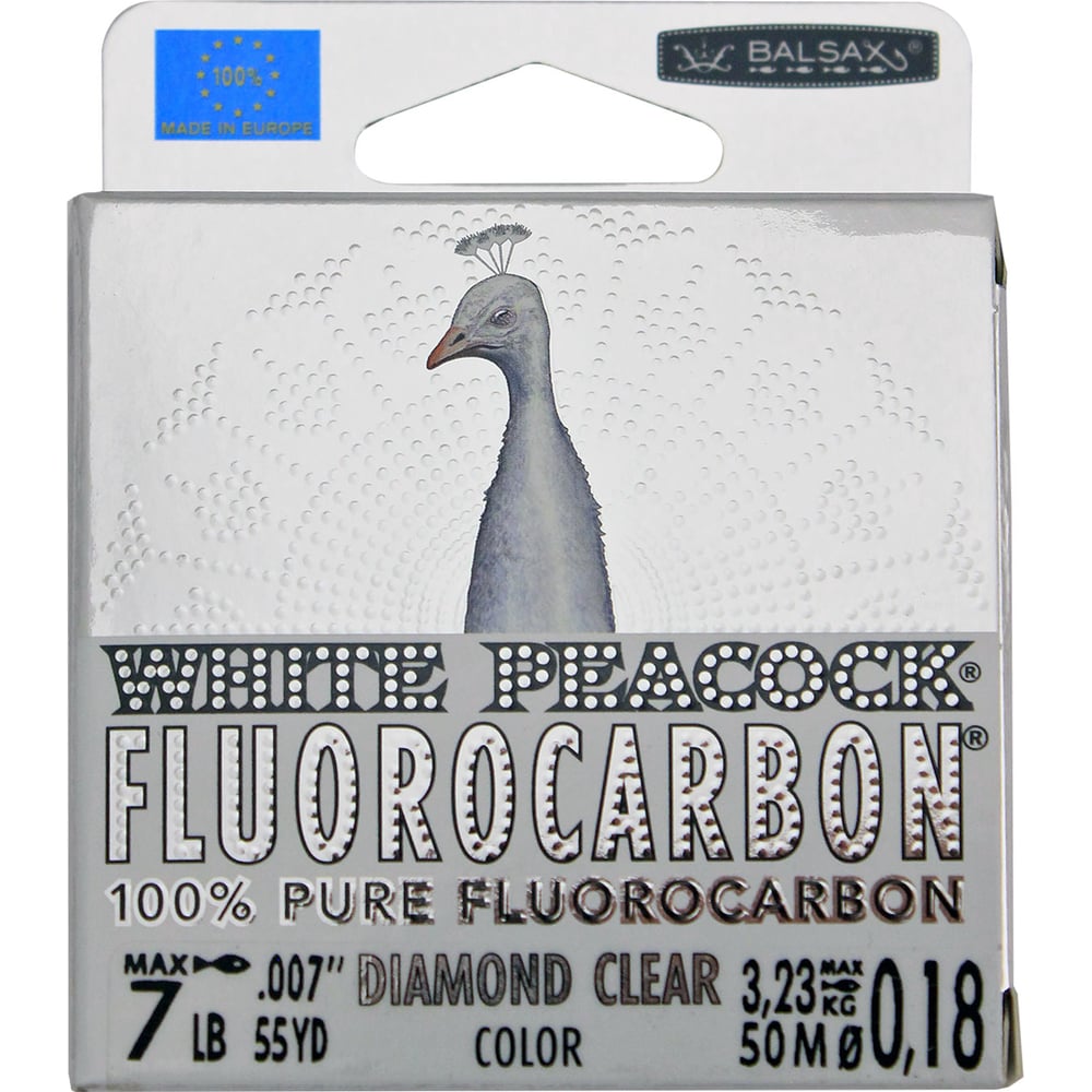 Леска Balsax WHITE PEACOCK BOX флюорокарбон 0077487 - выгодная цена ...