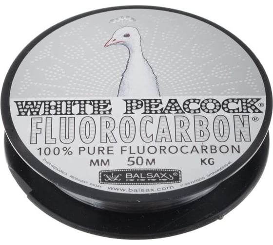 Леска Balsax WHITE PEACOCK BOX флюорокарбон 0077488 1