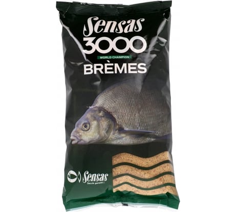 Прикормка SENSAS 3000 BREMES 1 кг 00971