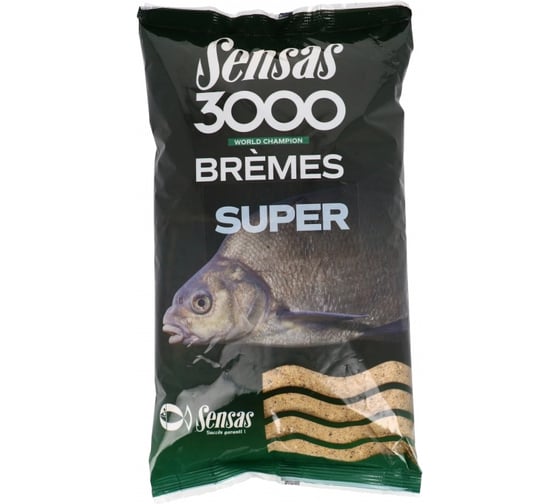 Прикормка SENSAS 3000 Super BREMES 1 кг 09061 1
