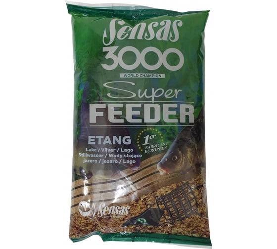 Прикормка SENSAS 3000 Super FEEDER LAKE 1 кг 70781 1