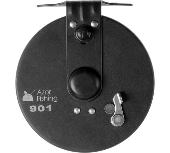 Катушка инерционная AZOR FISHING 901 алюминий (9,5) 338-389