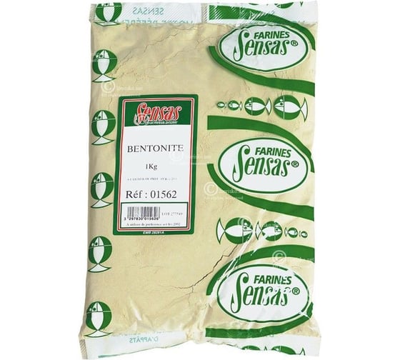Глина SENSAS BENTONITE 1кг 01562 1