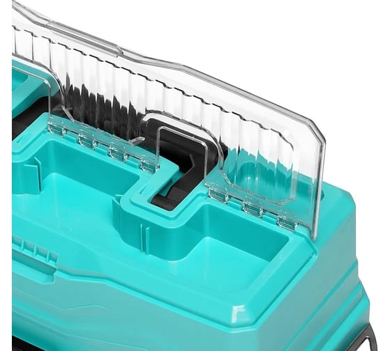Nisus Ящик для снастей Tackle Box трехполочный бирюзовый 00000242315