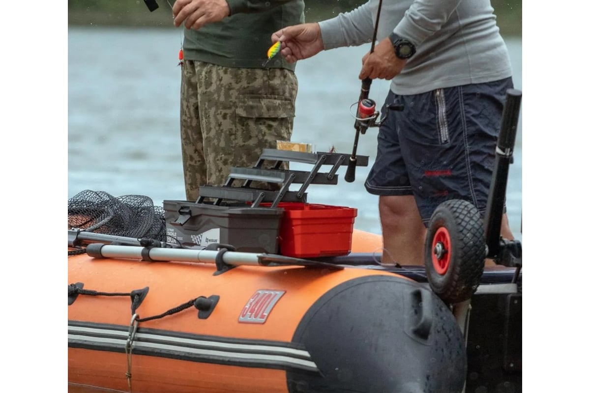 Трехполочный ящик для снастей Nisus Tackle Box оранжевый 00000241404 ...