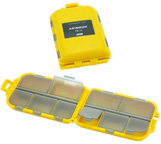 MEIHO Коробка рыболов. FB-10 FLY BOX Yellow 97х65х30 FB-10-Y