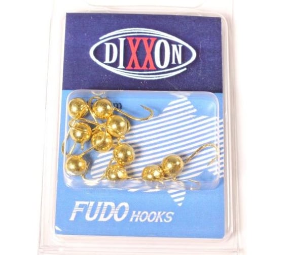 Вольфрамовая мормышка DIXXON Шар с ушком, d5.0, золото, 10 шт 0012917