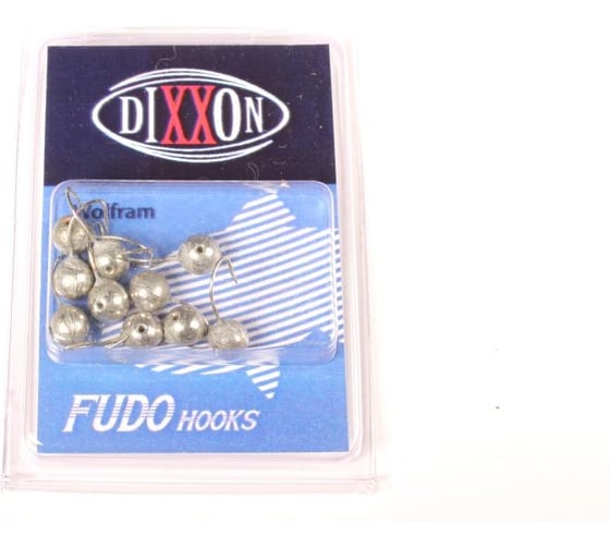 Вольфрамовая мормышка DIXXON Шар с отверстием, d3.5, никель, 10 шт 0026794