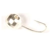 Вольфрамовая мормышка DIXXON Шар с отверстием фигурный, d6.0, серебро, 10 шт 0012888