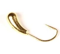 Вольфрамовая мормышка DIXXON Уралка с отверстием, d2.5, золото, 10 шт 0026912