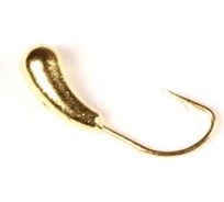 Вольфрамовая мормышка DIXXON Уралка с отверстием, d3.0, золото, 10 шт 0026907
