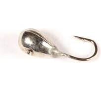 Вольфрамовая мормышка DIXXON Капля с отверстием, d3.5, никель, 10 шт 0026956