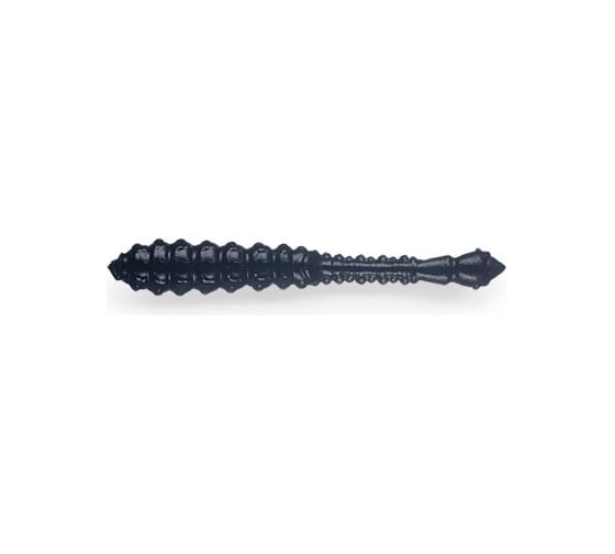 Силиконовая приманка Ojas Bony Leech-55 черный Widow, сыр, 12шт/банка Bo55-12c/104/1 1