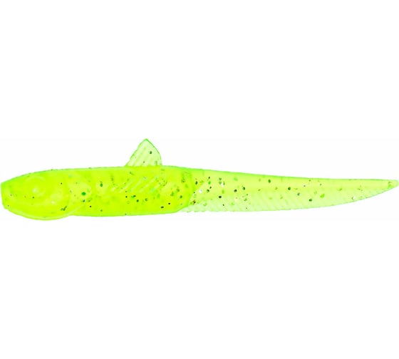Силиконовая приманка Ojas NanoGlide-47 Chartreuse tr, рак-рыба, 9шт/блистер OJ-20028 1
