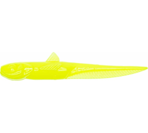 Силиконовая приманка Ojas NanoGlide-77 Chartreuse fluo, рак-рыба, 9шт/блистер OJ-20119 1