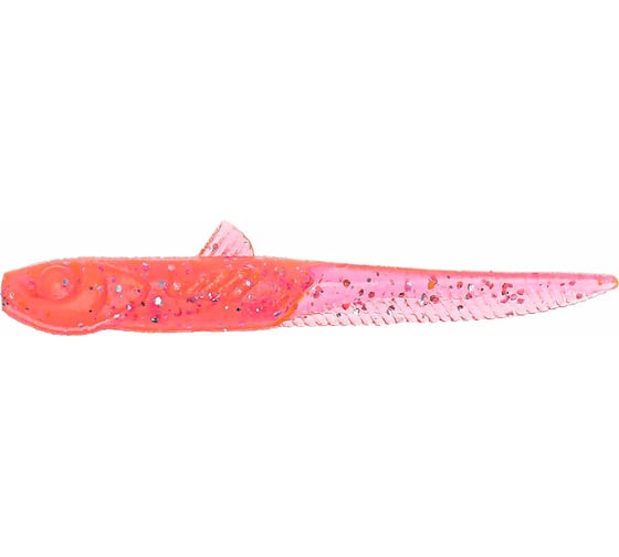 Силиконовая приманка Ojas NanoGlide-77 Pink tr, рак-рыба, 9шт/блистер OJ-20121 1