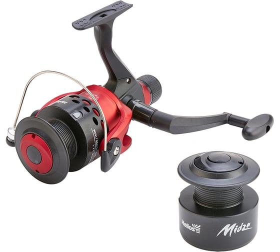Катушка Helios MIDZU 4000R 1 подшип + зап.шпуля HS-NER-M4000R-S 00000248181