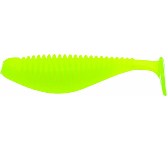 Силиконовая приманка Ojas Nanoshad-77 Chartreuse fluo, рак-рыба, 9шт/блистер OJ-20065 1