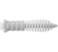 Силиконовая приманка Ojas Happy P-43 белый fluo, чеснок, 10шт/банка HP43-10c/101/2