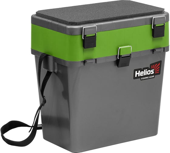 Helios Ящик рыболовный зимний серый/салатовый HS-IB-19-GG 00000275841