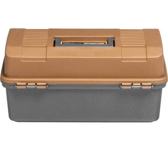 Helios Ящик рыболова двухполочный золотой T-HS-FB2-GO 00000308342