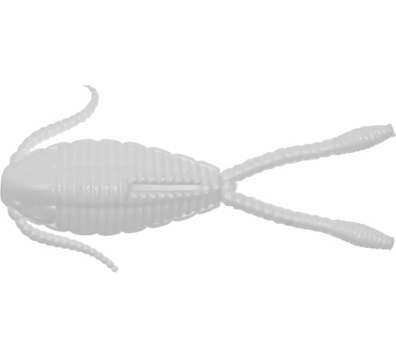 Силиконовая приманка Ojas Tisbe-27 White fluo, рак-рыба, 9шт/блистер OJ-20016 1