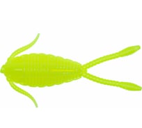 Силиконовая приманка Ojas Tisbe NJ-22 Chartreuse fluo, рак-рыба, 14шт/банка TiNJ22-14c/103/4