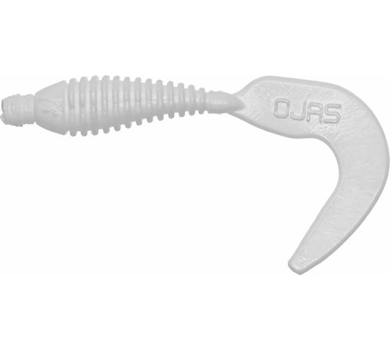 Силиконовая приманка Ojas Sorry Zander-23 White fluo, рак-рыба, 8шт/блистер OJ-20232
