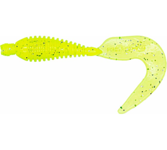 Силиконовая приманка Ojas Sorry Zander-23 Chartreuse tr, рак-рыба, 8шт/блистер OJ-20226 1