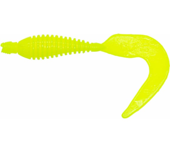Силиконовая приманка Ojas Sorry Zander-23 Chartreuse fluo, рак-рыба, 8шт/блистер OJ-20227 1