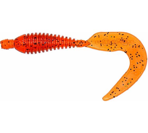 Силиконовая приманка Ojas Sorry Zander-34 Orange, рак-рыба, 7шт/блистер OJ-20135 1
