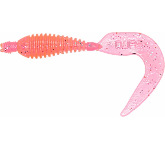 Силиконовая приманка Ojas Sorry Zander-34 Pink tr, рак-рыба, 7шт/блистер OJ-20130 1