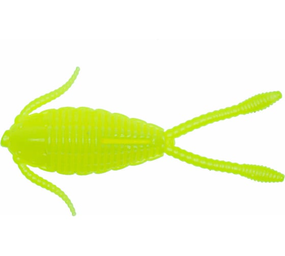Силиконовая приманка Ojas Tisbe-27 Chartreuse fluo, чеснок, 12шт/банка Ti27-12c/103/2 1