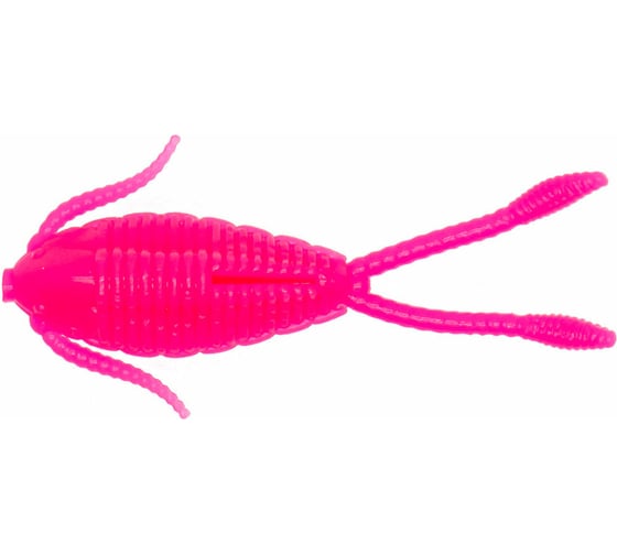 Силиконовая приманка Ojas Tisbe-27 розовый fluo, чеснок, 12шт/банка Ti27-12c/105/2 1