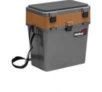 Helios Ящик рыболовный зимний серый/золото HS-IB-19-GGo 00000275807