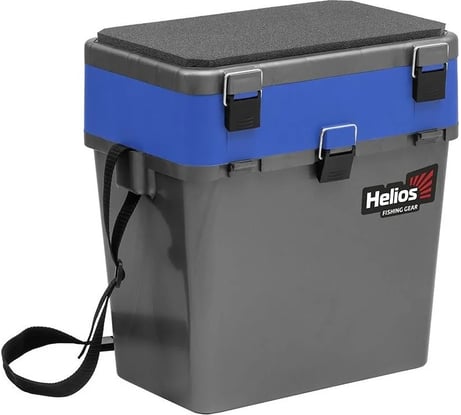 Helios Ящик рыболовный зимний серый/синий HS-IB-19-GB 00000276342