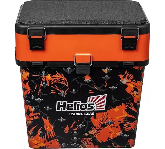 Helios Ящик рыболовный зимний SHARK оранжевый HS-IB-19-SHO 00000314924