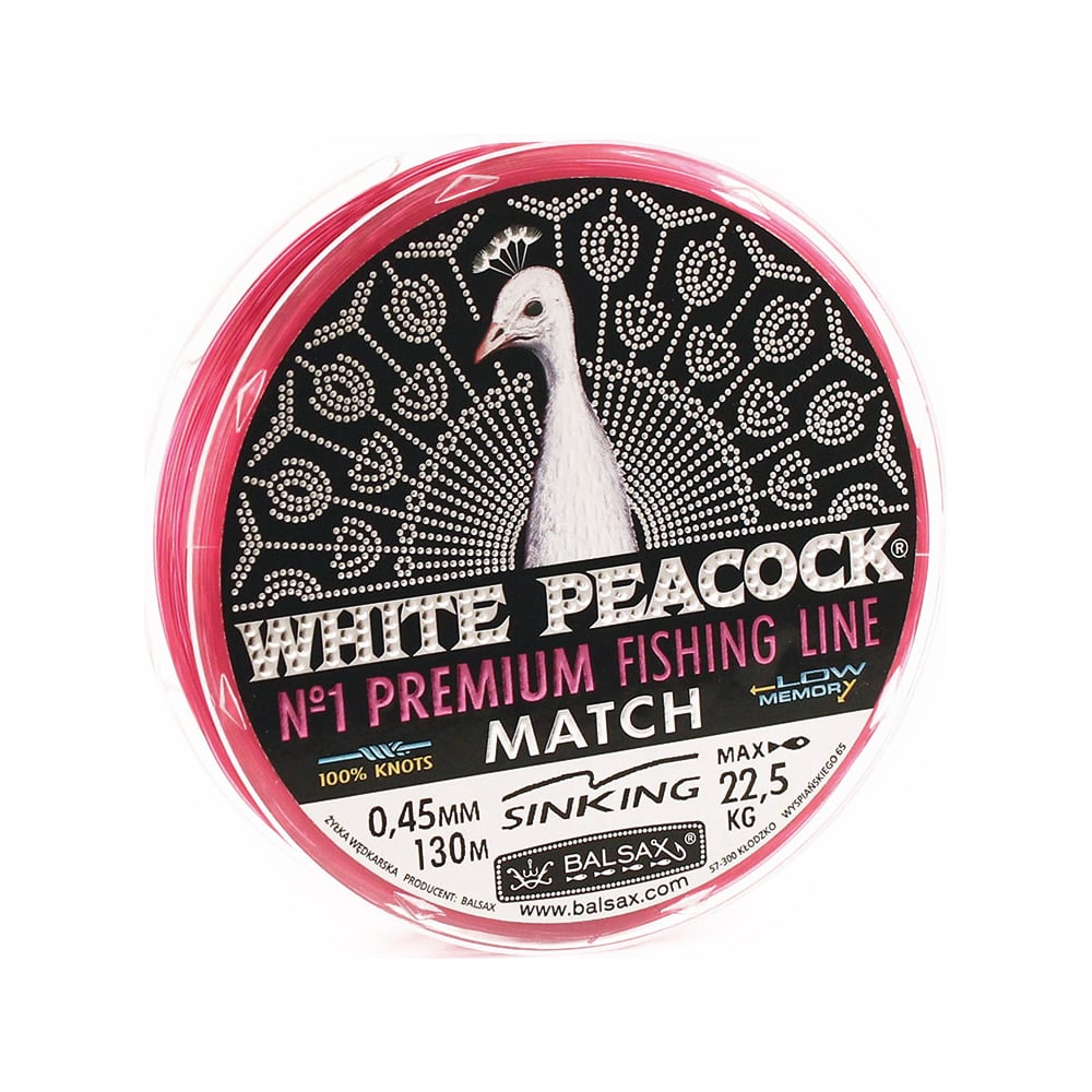 Леска BALSAX White Peacock Match 0068635 - выгодная цена, отзывы ...