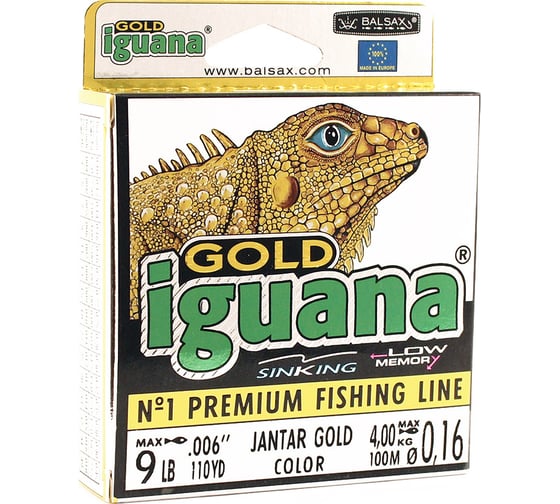 Леска BALSAX Iguana Gold BOX 0068354