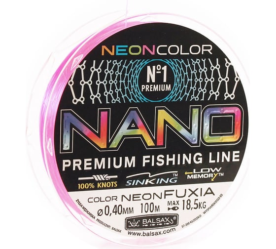 Леска BALSAX Nano Neon Fuxia 0068432