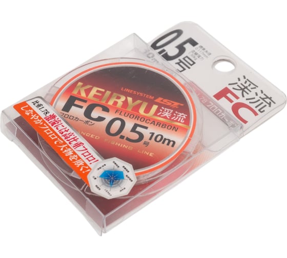 Флюорокарбон LINESYSTEM Keiryu FC 10 м #0.5 0.117 мм 03636