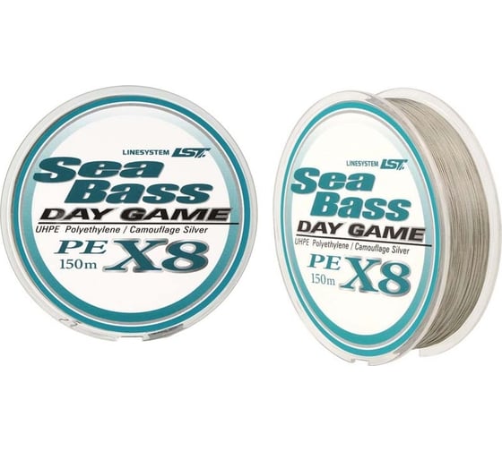 Шнур LINESYSTEM Sea Bass X8 Day Game #1.5, 150 м 01714 1