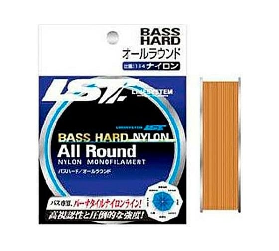 Леска LINESYSTEM Bass Hard Allround Nylon 10LB, 150 м 01665