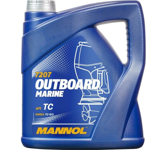 Полусинтетическое моторное масло MANNOL OUTBOARD MARINE, 4 л 1428