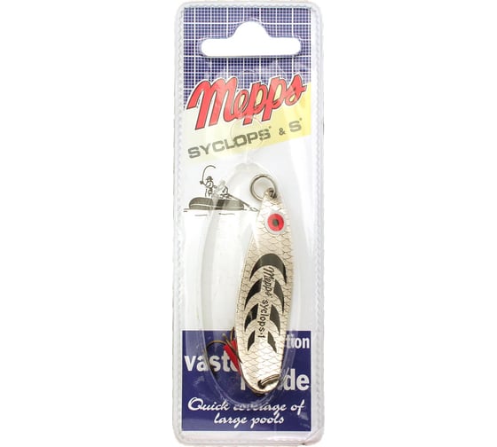 Колеблющаяся блесна Mepps Syclops AG/NOIR №1, 12г, блистер 0004417